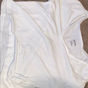 White crop top